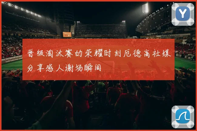 晋级淘汰赛的荣耀时刻厄德高社媒分享感人谢场瞬间